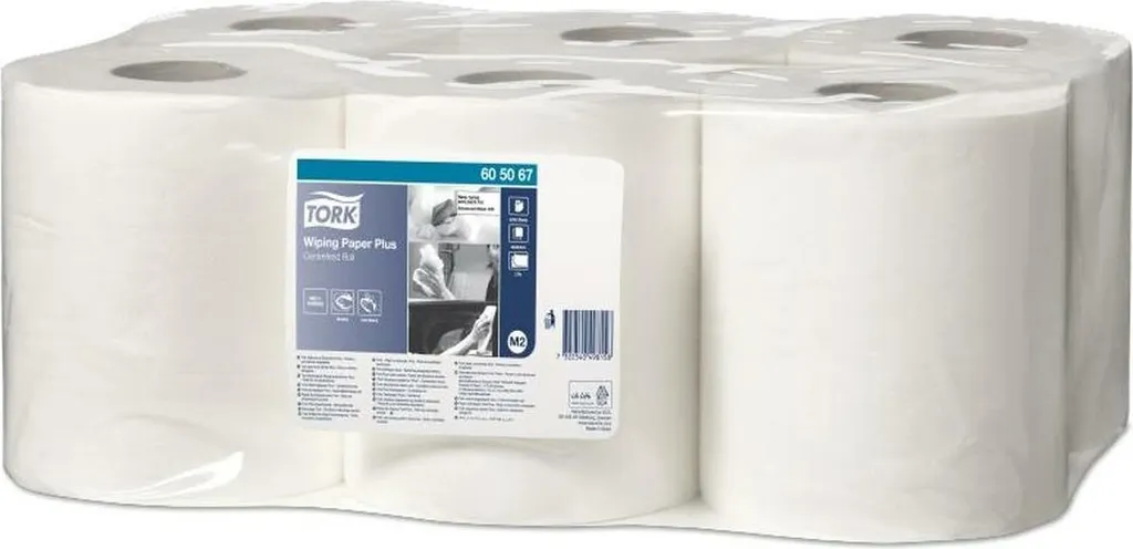 Bobine essuie-mains blanc Tork 120m - Papier absorbant multi-usages