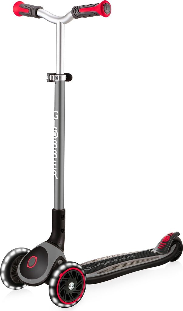 GLOBBER Master Lights, Scooter ,schwarz/rot Produktbild 