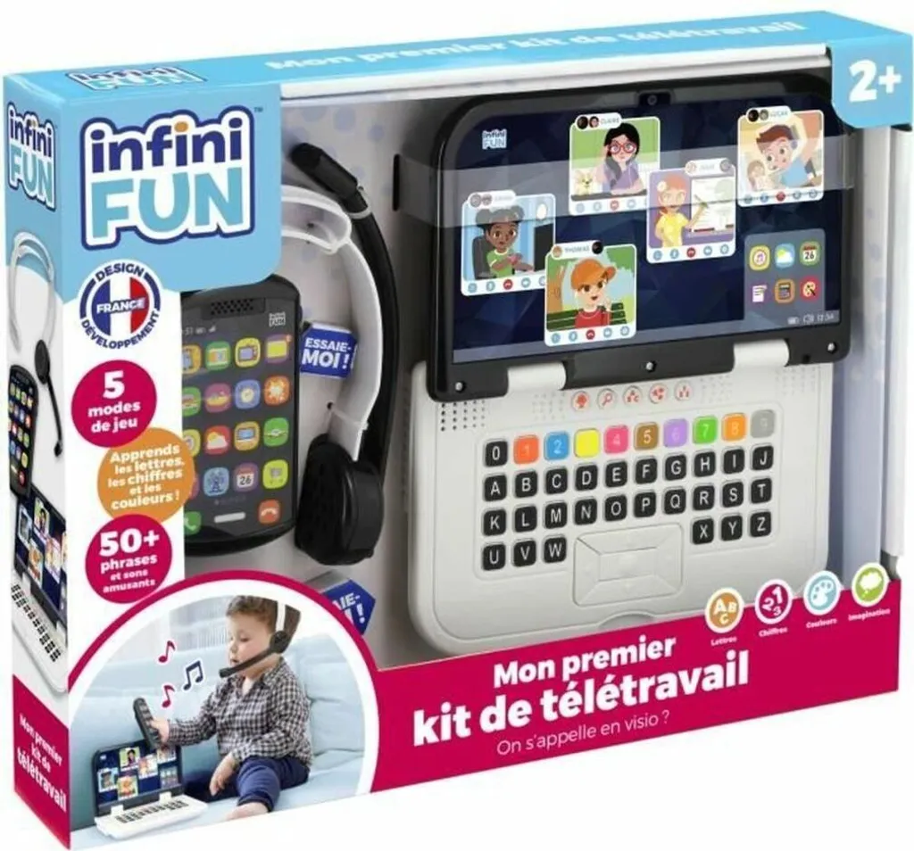Kit télétravail en bois 3 pièces My First Telework jouet éducatif