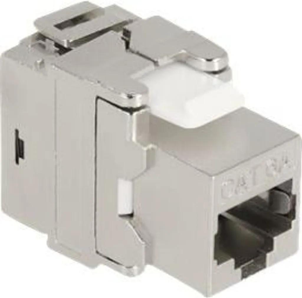 Entrée modulaire Delock avec volet de protection et mise à la terre