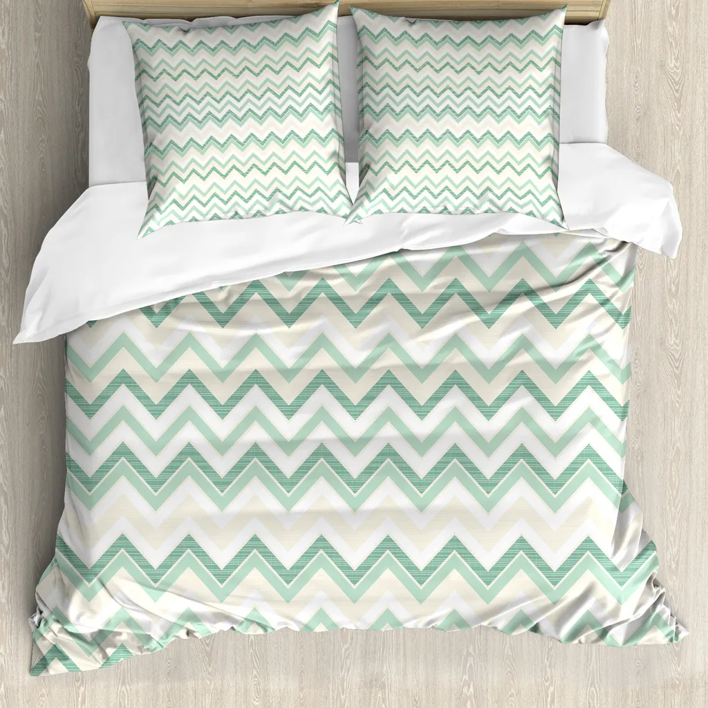 Copripiumino Tecnico ABAKUHAUS Zig Zag 155x220 - Barriera Antiacaro