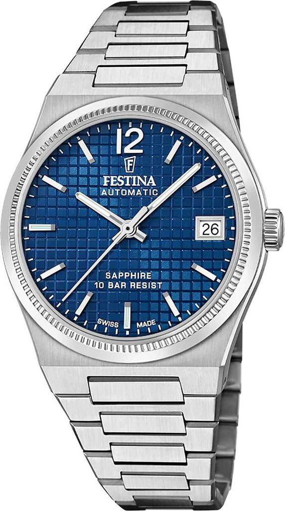Festina F20029/4 Damenuhr Swiss Made Rivé Automatik 35mm 10ATM