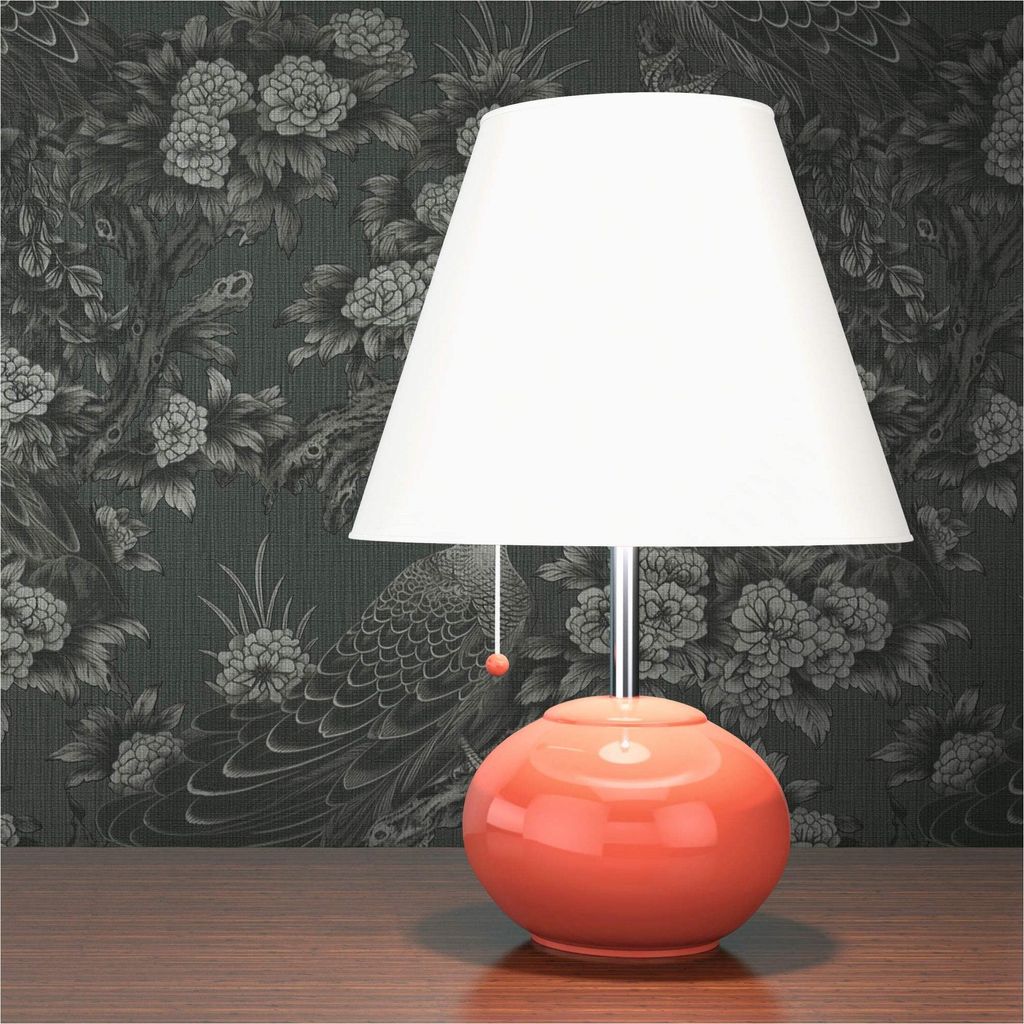 Tapete Floral M1-No.11815 Vliestapete Vögel Grau Schwarz Natur Wohnzimmer Schlafzimmer