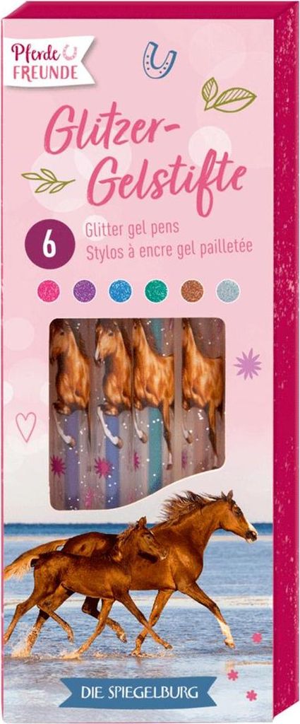 Coppenrath 21326 - Die Spiegelburg - Pferdefreunde - Glitzer-Gelstifte