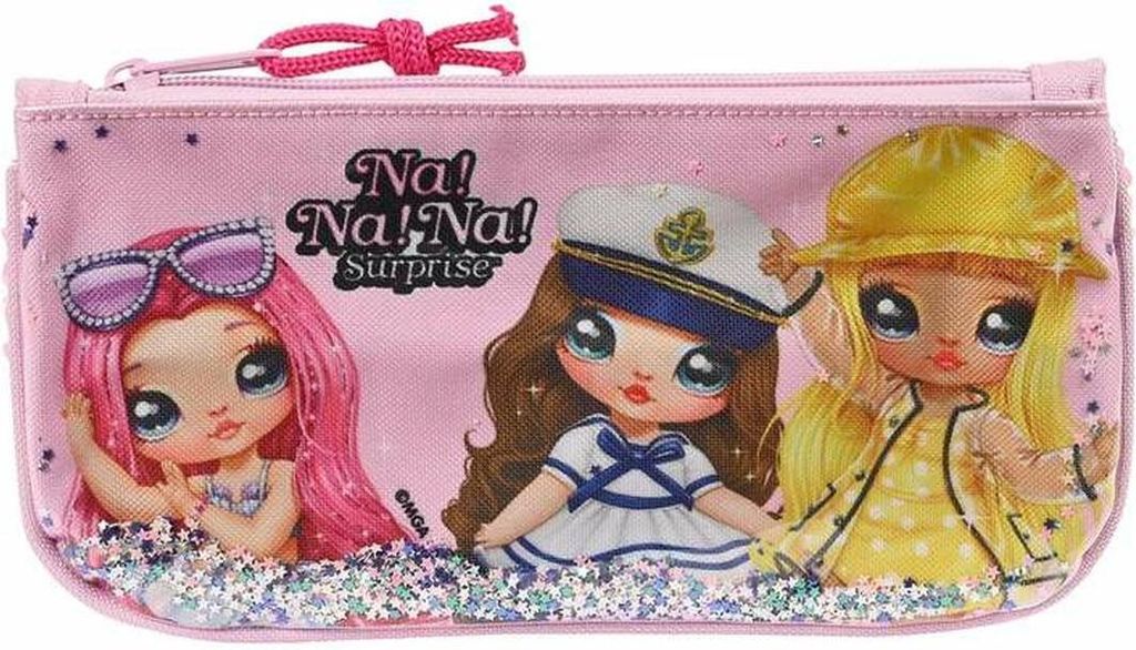 Schulmäppchen Na!Na!Na! Surprise Sparkles Rosa (23 x 11 x 1 cm)