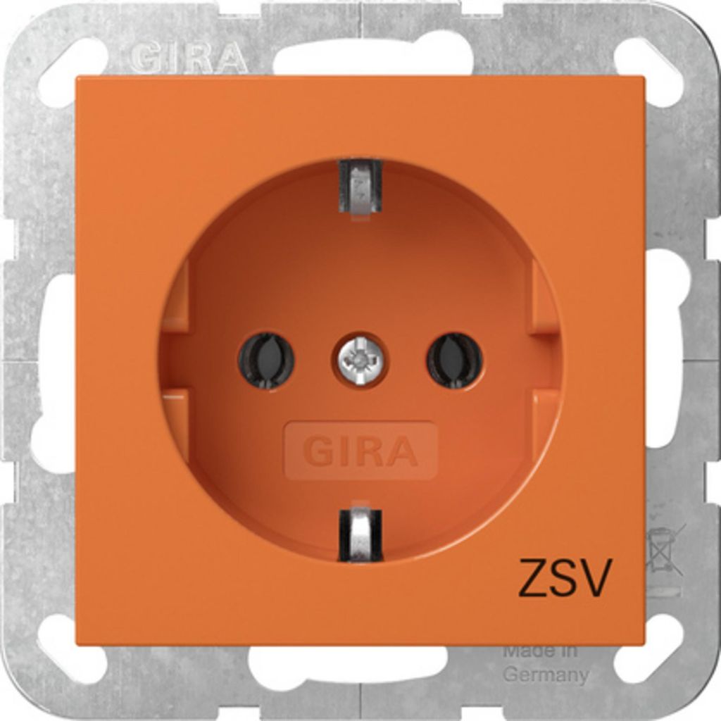 GIRA 4188109 SCHUKO ZSV System 55 Orange (4188109)