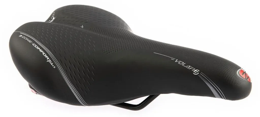 Selle Homme Volare M X33 Noire Rembourrée avec LED de Signalisation