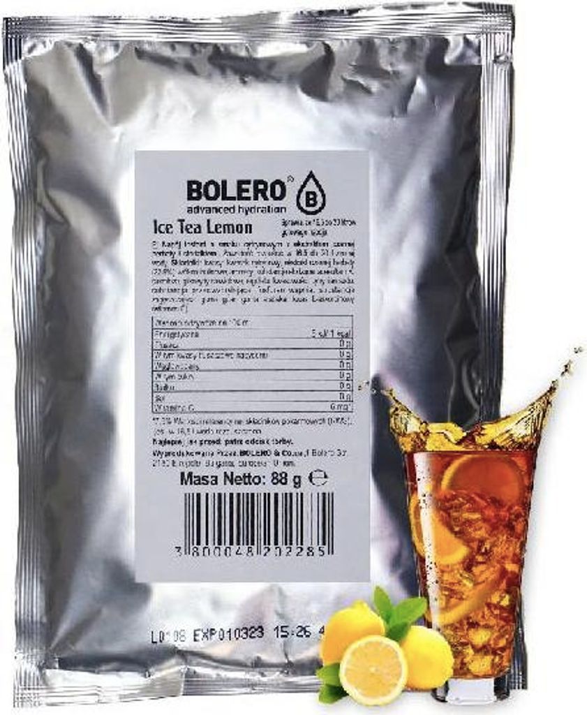 Bolero Beutel Eistee Zitrone 88g