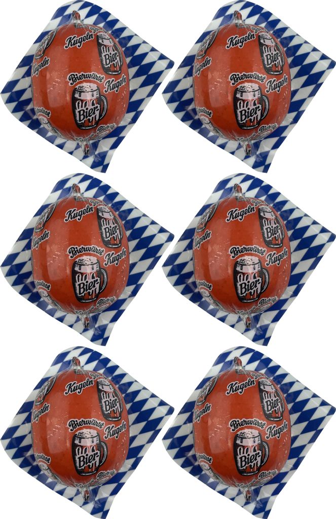 Food-United Bierkugel 6x 400g Brühwurst aus Bayern von Produktbild 