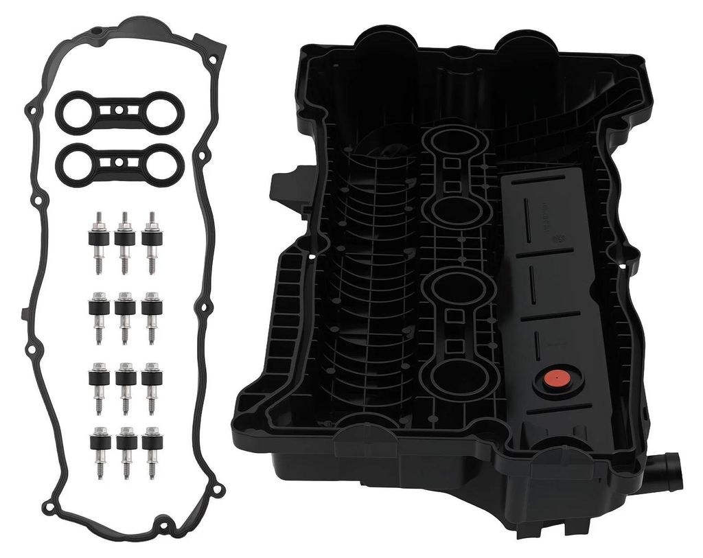 Motorventildeckel - Zylinderkopfdeckel - Kunststoff - Ersatzteil - Passend für E90 316i 1,6 l Motor
