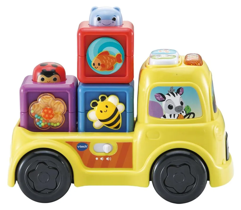 Jouet Éducatif pour Bébé - Camion Blokkenpret VTech Anti-Ennui et Éveil