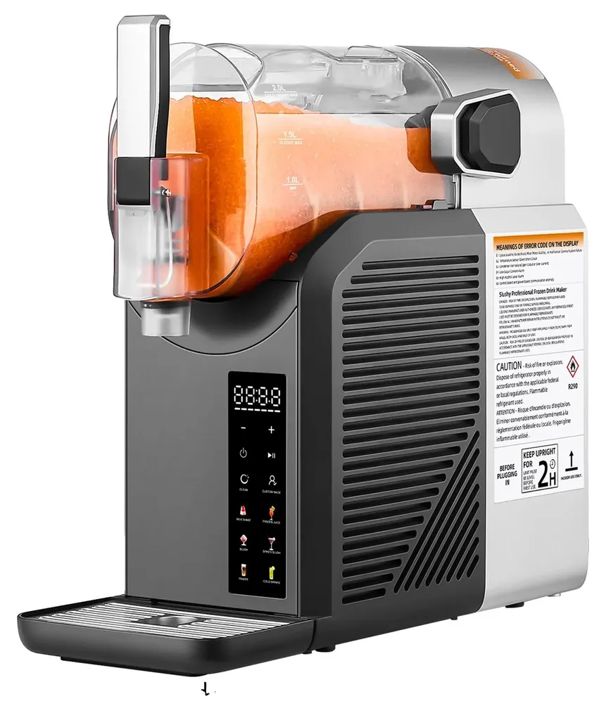 Sorbetière et machine à granita 2L compacte pour boissons fraîches