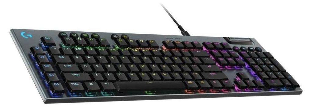 Logitech G G915 X, Kabelgebunden, USB, Mechanischer Switch, QWERTY, RGB-LED, Schwarz