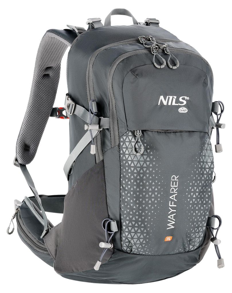NC1925 Rugzak, wandelen, grijs, Wayfarer, 35 liter, Nils Productafbeelding 
