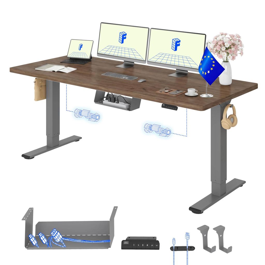 FLEXISPOT E1 Pro Elektrisch Höhenverstellbarer Schreibtisch Produktbild 