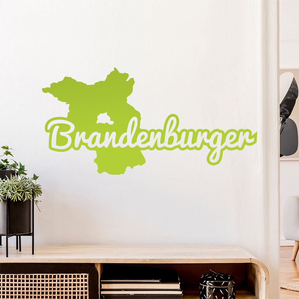 Brandenburger herkunft Wandtattoo Wandaufkleber Wall Sticker - Dekoration, Küche, Wohnzimmer, Schlafzimmer, Badezimmer