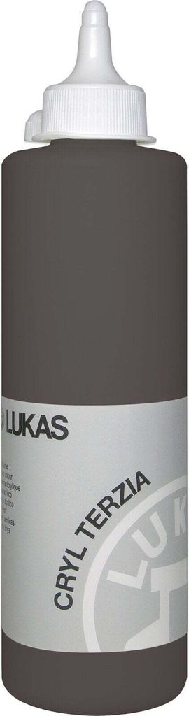 Lukas Cryl Terzia Plastic Bottle Acrylfarbe Umber 500 ml 1 stk