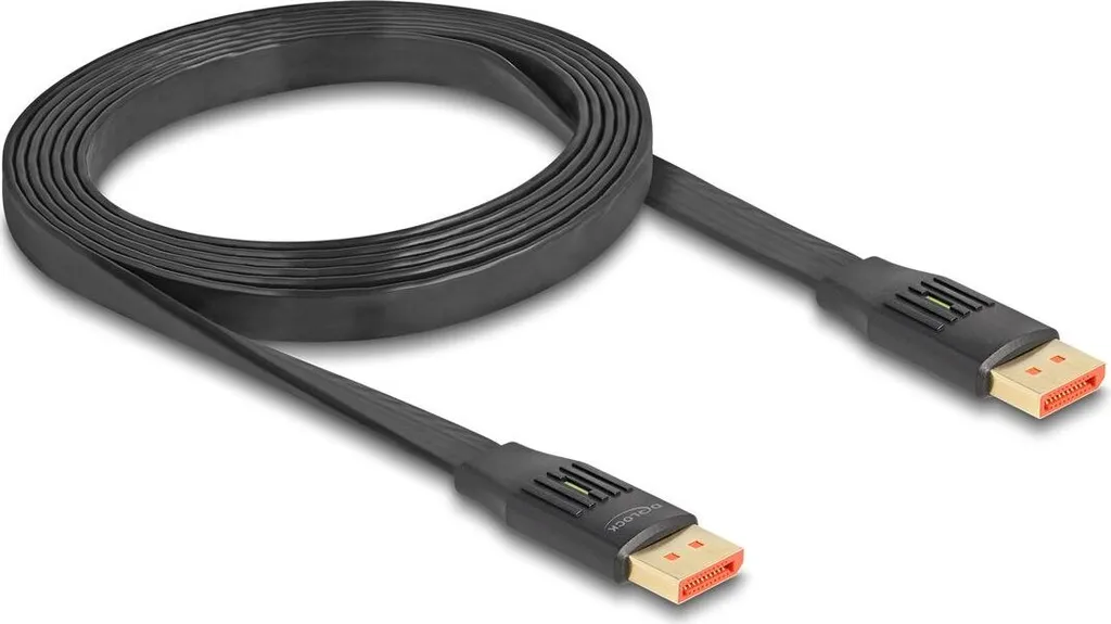 Cavo DisplayPort 8K 60Hz Delock 2m Piatto: Video senza lag per Gaming