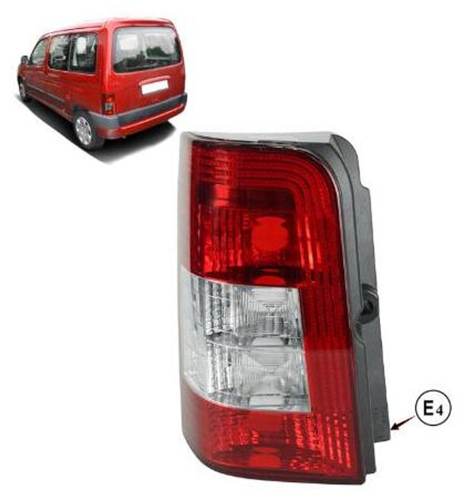 Zadné svetlo Peugeot Partner, Citroën Berlingo 5-dverový, Obrázok produktu 