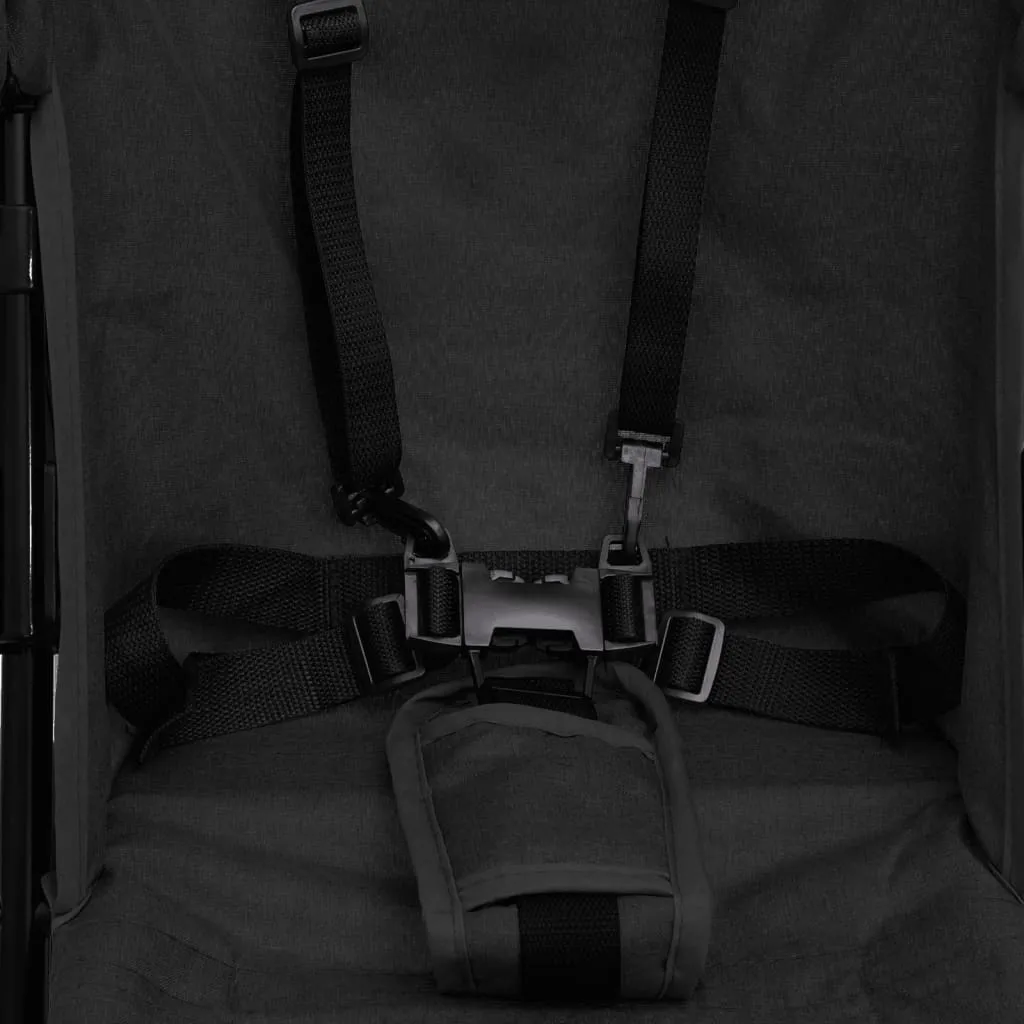 Poussette Canne Compacte Anthracite Noir - Pliage Facile et Léger - 8