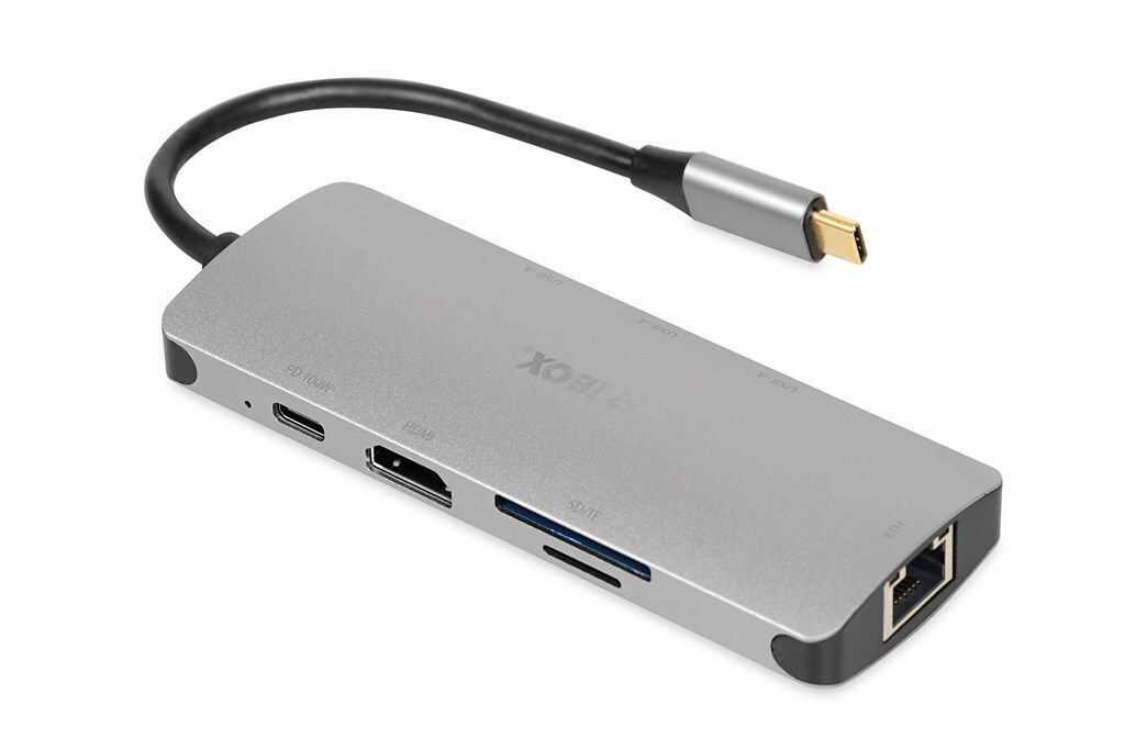 iBox IUH3RJ4K, USB Type-C, USB 3.2 Gen 1 (3.1 Gen 1) Zdjęcie produktu 