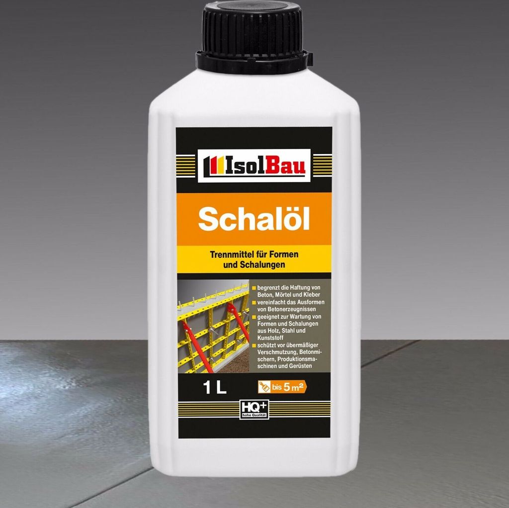Isolbau Schalöl Professional - 1 Liter Trennmittel für Produktbild 