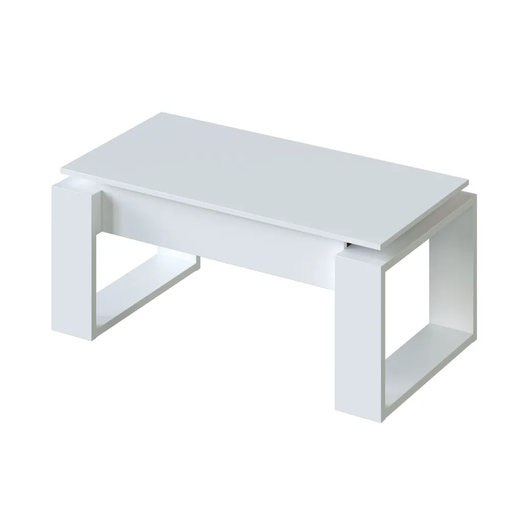 Table Basse Relevable L102 cm Ciara idéale pour Dîner et Télétravail - 8