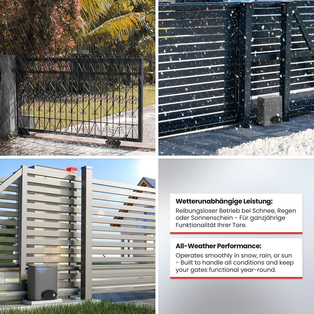 TIMBERTECH® Schiebetorantrieb Set - bis 600 kg Torgewicht, Produktbild 6