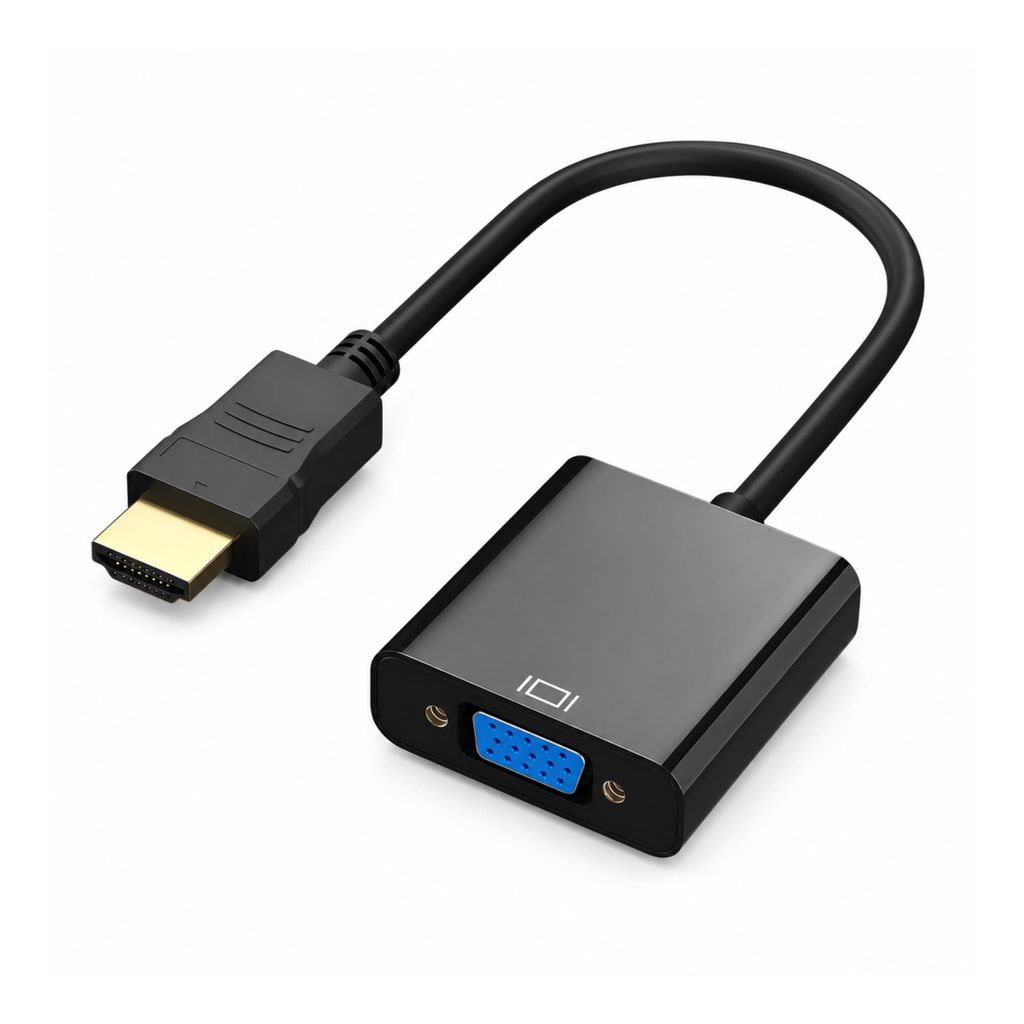 HDMI auf VGA Adapter 1080p – HDMI Stecker auf VGA Buchse Produktbild 