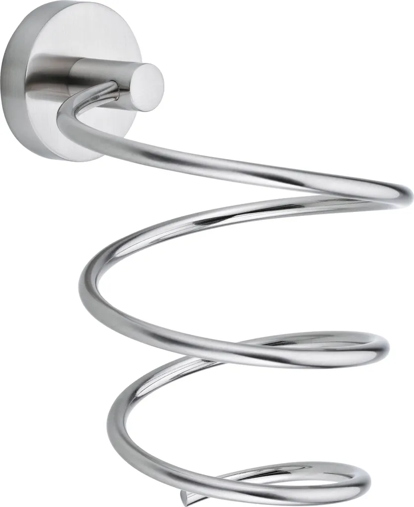 Supporto Phon tesa Moon 40311 Adesivo Argento | No-Drill Tech Bagno