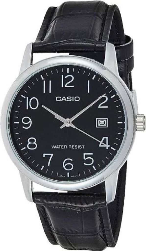 Pánské hodinky Casio MTPV002L-1B Silver Leather Japanese Obrázek produktu 
