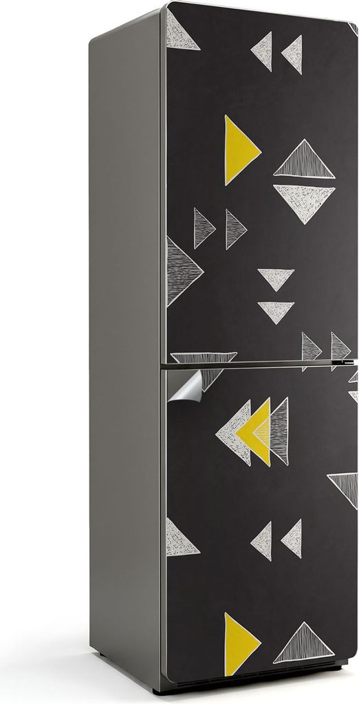 Pastellfarbene Punkte – Kühlschrank Aufkleber – Klebefolie Kühlschrank – Kühlschrank Nachbildung – Kühlschrankfolie selbstklebend – K...