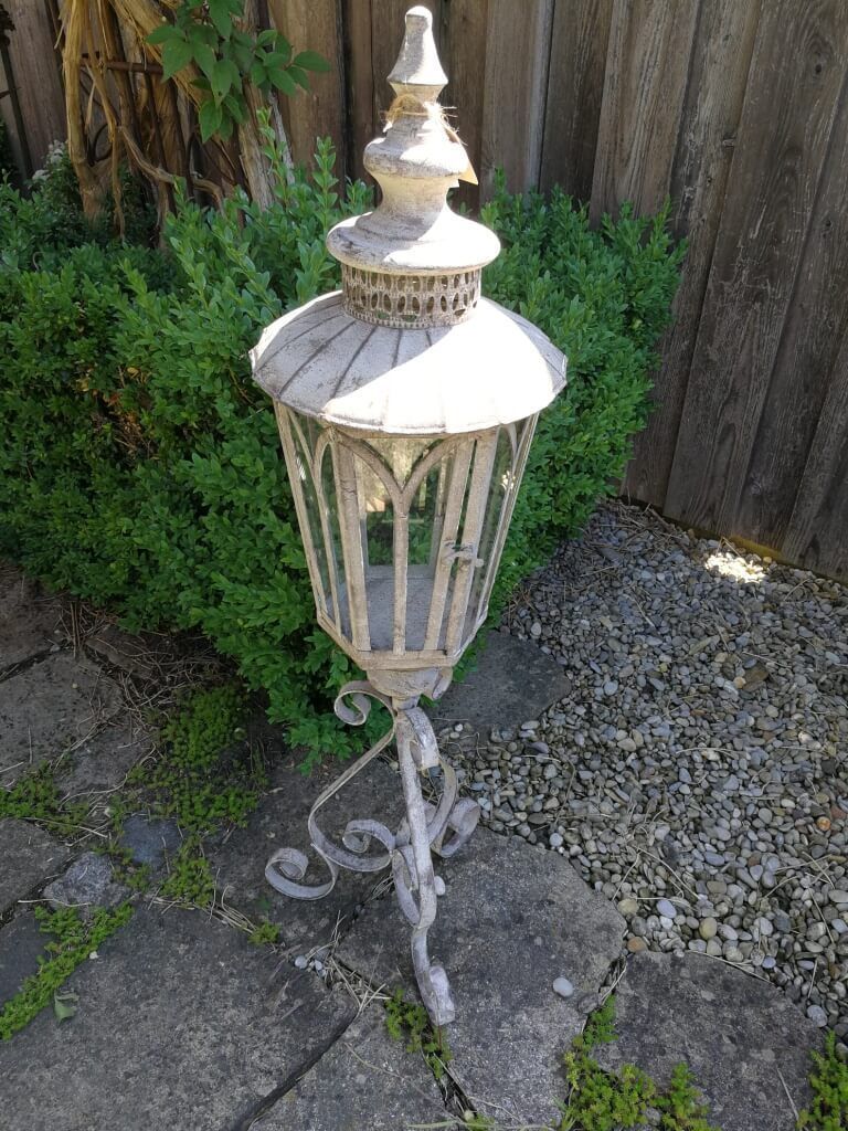 Shabby Chic Standlaterne, Art Ferro