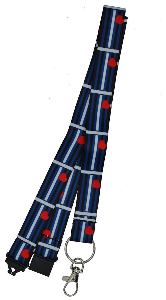 Lanyard/Schlüsselband Leather Flag Produktbild 