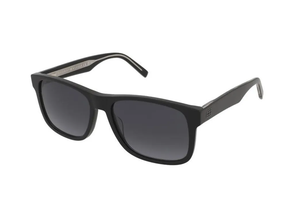 Tommy Hilfiger TH 2073/S Lunettes de Soleil avec Verres Dégradés Noir