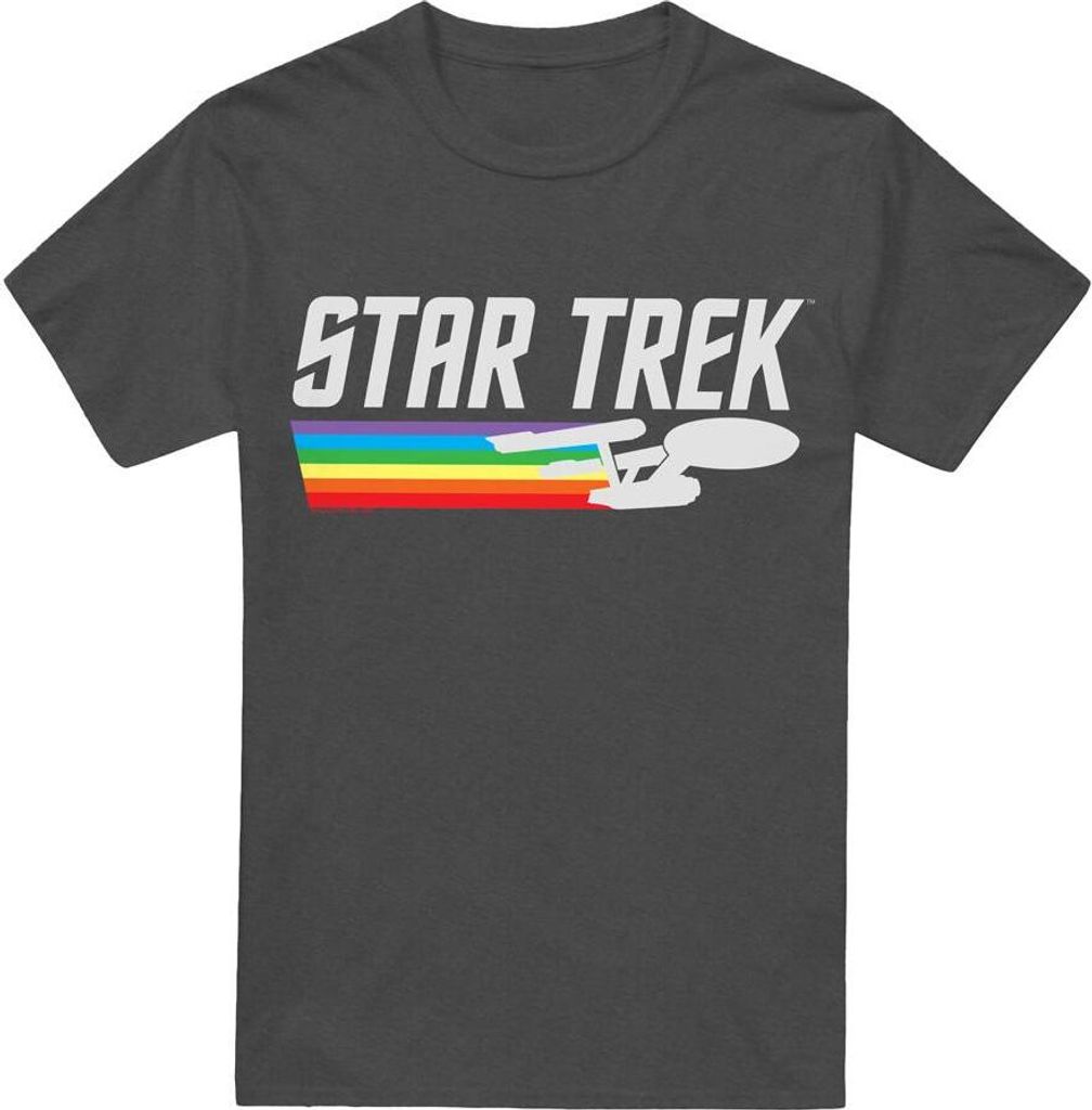 Star Trek - T-Shirt für Herren/Damen Uni TV17665 (XL) (Holzkohle)