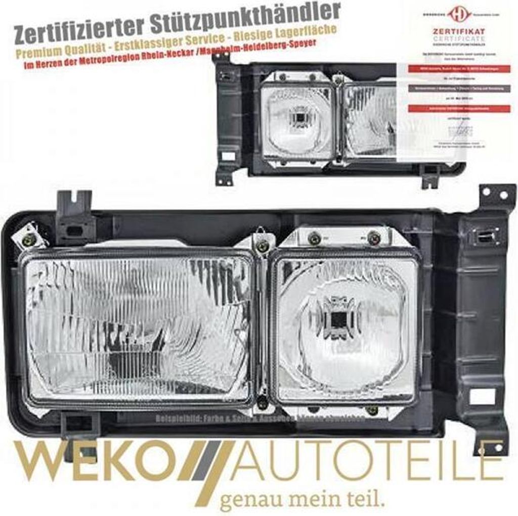 Scheinwerfereinsatz Scheinwerfer links rechts DIEDERICHS 2269180 für VW