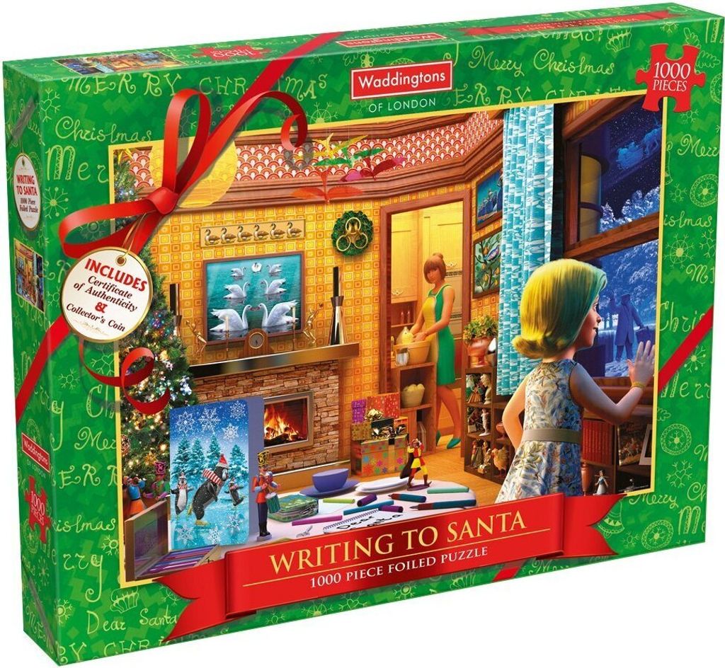 Christmas 2017 Writing To Santa Puzzle 1000 Teile