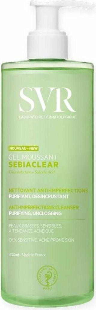 SVR Sebiaclear Reinigungsgel für das Gesicht, 400ml Produktbild 