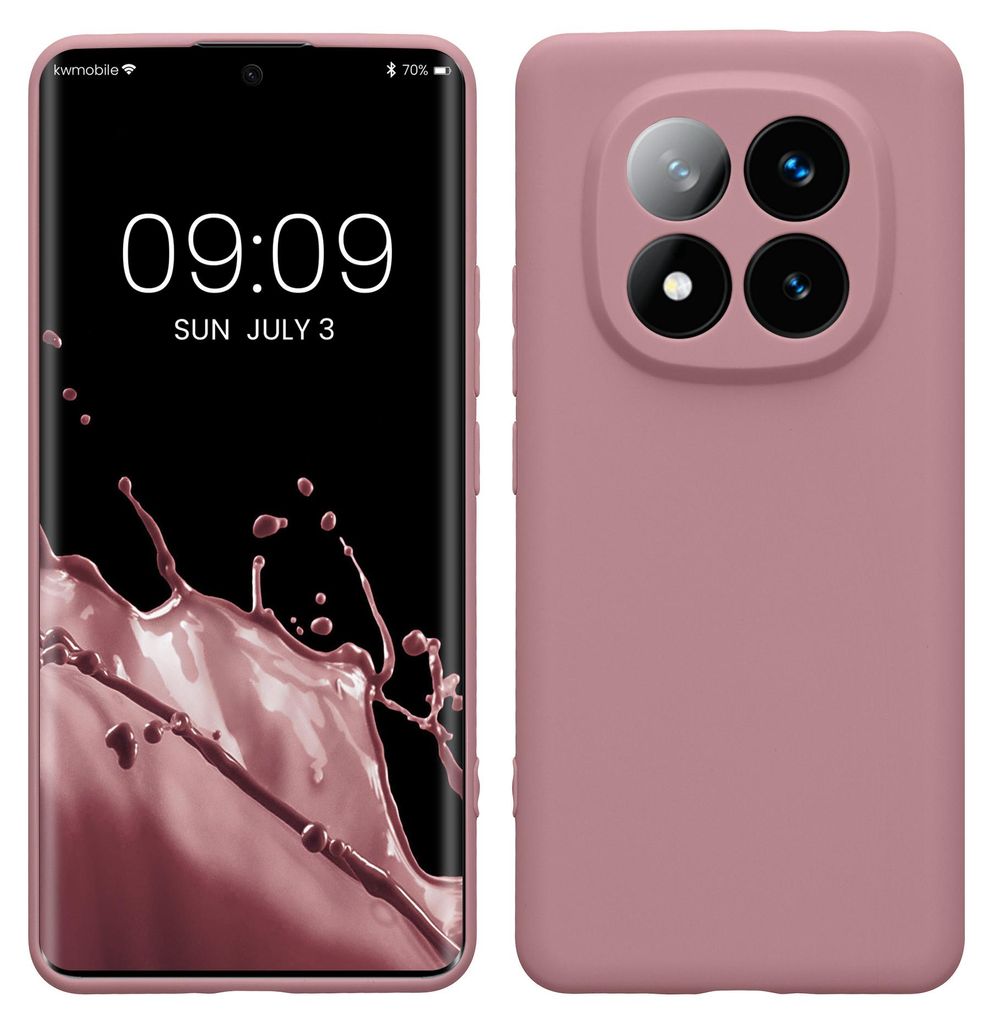 kwmobile Handyhülle für Xiaomi Redmi Note 14 Pro+ 5G / Redmi Note 14 Pro Plus 5G Hülle - weiches Handy Silikon Case - Schutzhülle Cover - Altro...