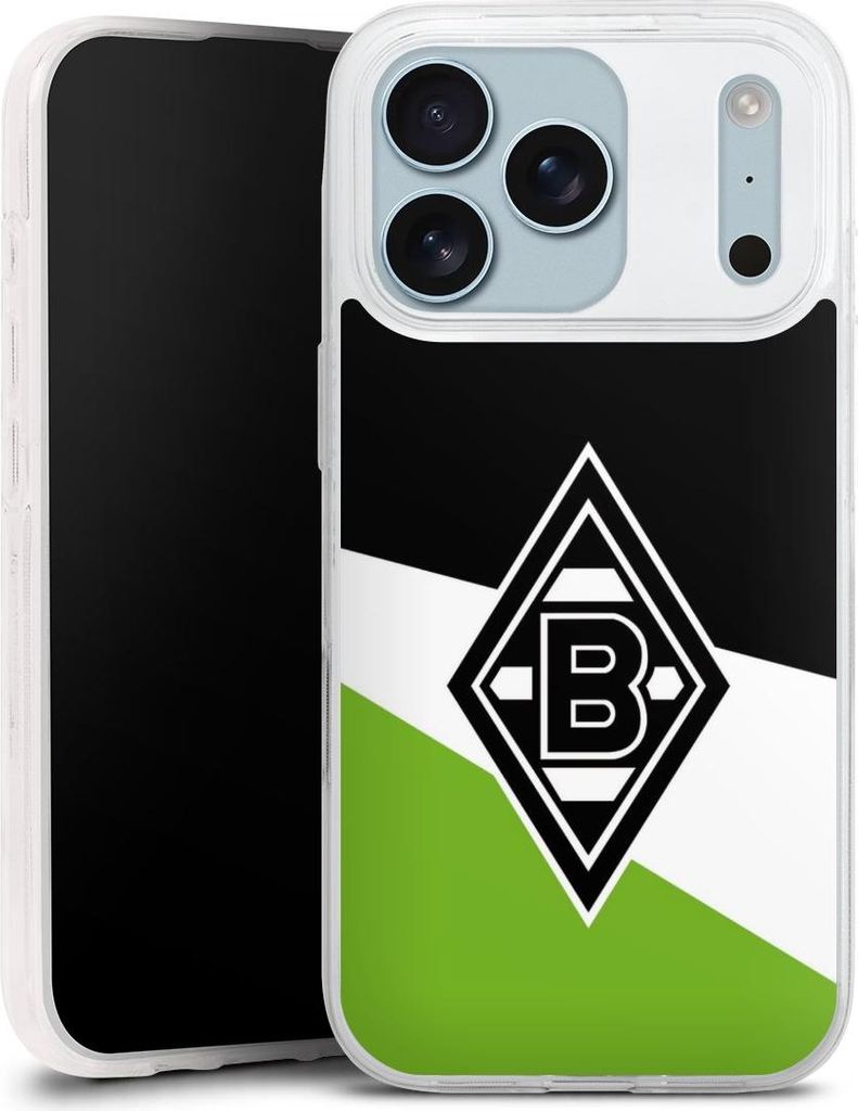 DeinDesign Slim Hülle für Apple iPhone 17 Pro Silikon Case Ultra Dünn Handyhülle Borussia Mönchengladbach Gladbach Offizielles Lizenzprodukt