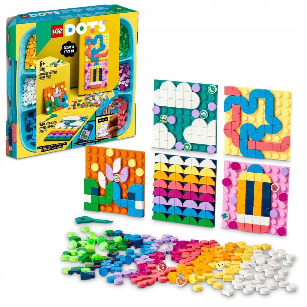 Décoration DIY LEGO DOTS 41957 pour Personnaliser Objets et Accessoires
