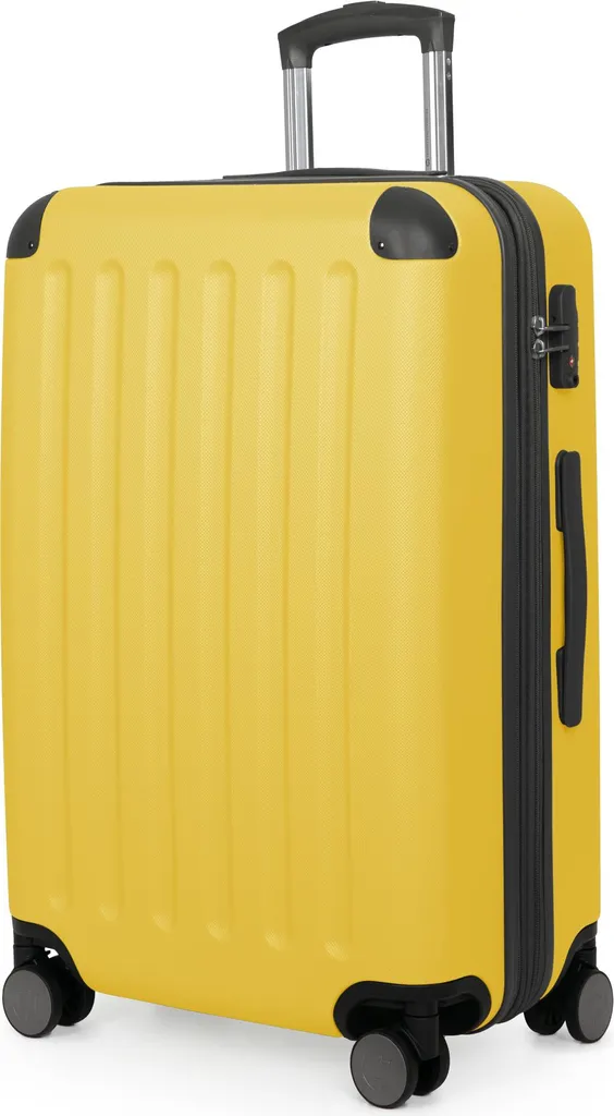 Trolley Medio 65cm Hauptstadtkoffer Spree | Valigia Rigida Gialla 4 Ruote