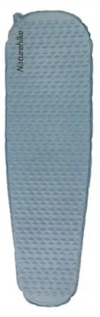 Matelas autogonflant randonnée Naturehike Yugu Mummy bleu bivouac