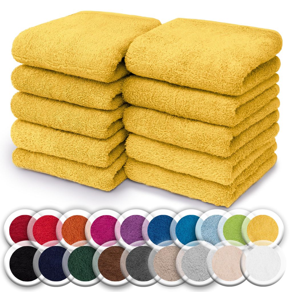 Panni per sapone in spugna confezione da 10 pezzi 30x30 cm, Immagine del prodotto 