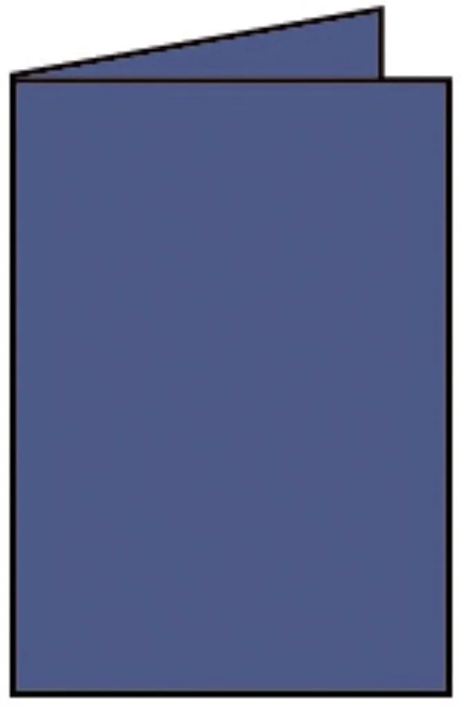 Rössler 220719590 Coloretti Carte double B6 vertical 5 pièces jeans