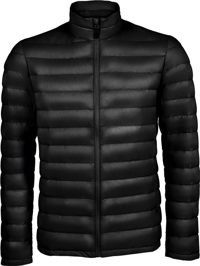 SOLS Herren Steppjacke Wilson leicht PC3316 (M) (Schwarz)