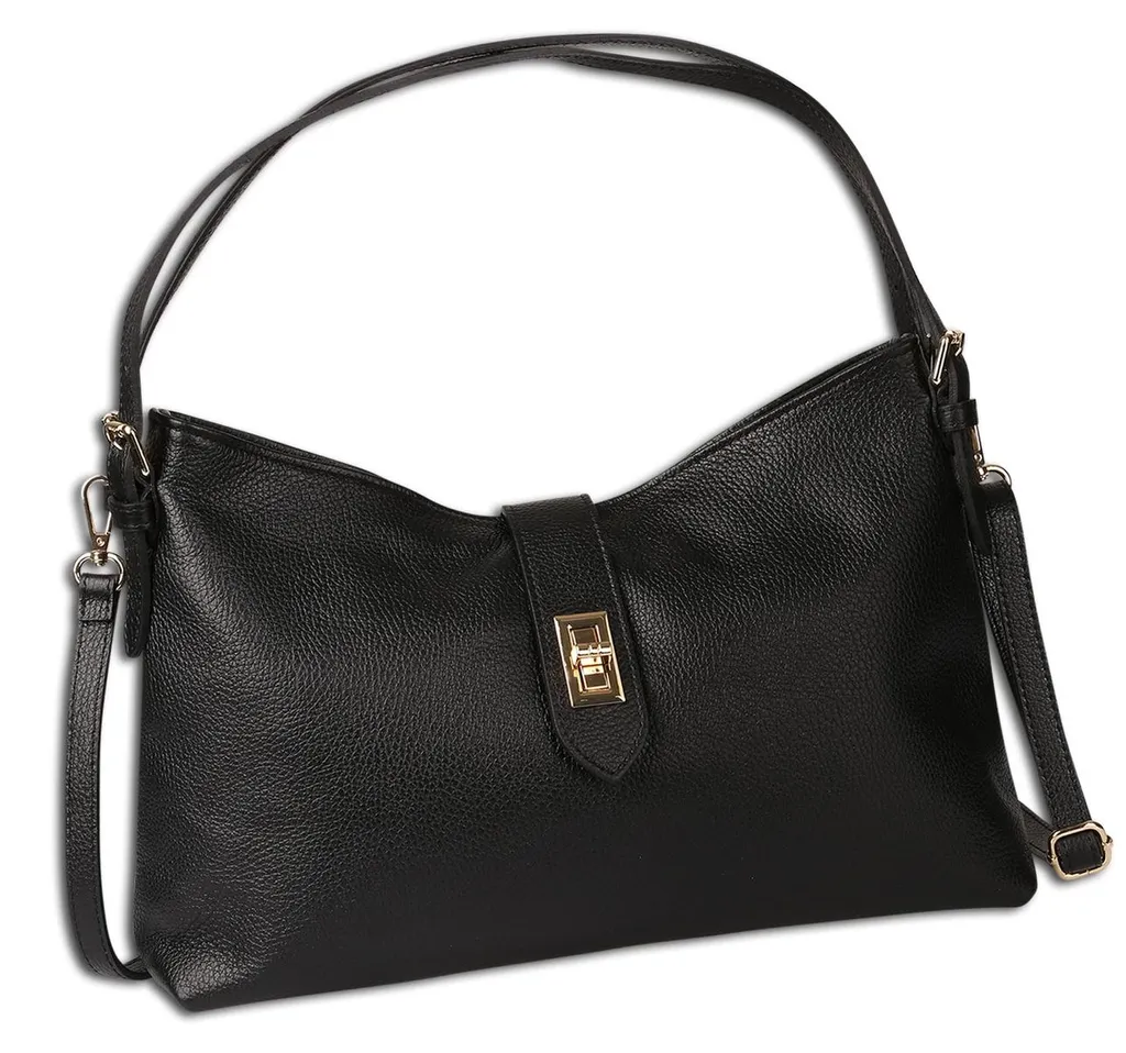Grand sac à bandoulière Toscanto noir 37 x 25 x 10 cm OTT185SS1 chic