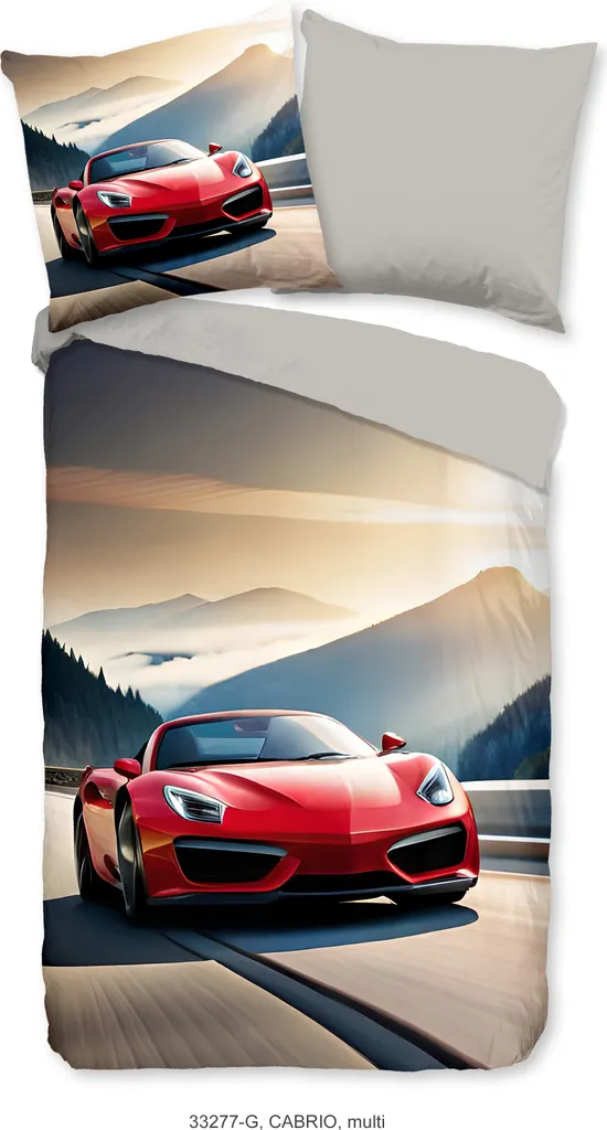 Offerta Copripiumino Auto Sportiva 135x200 - 100% Cotone Prezzo Shock