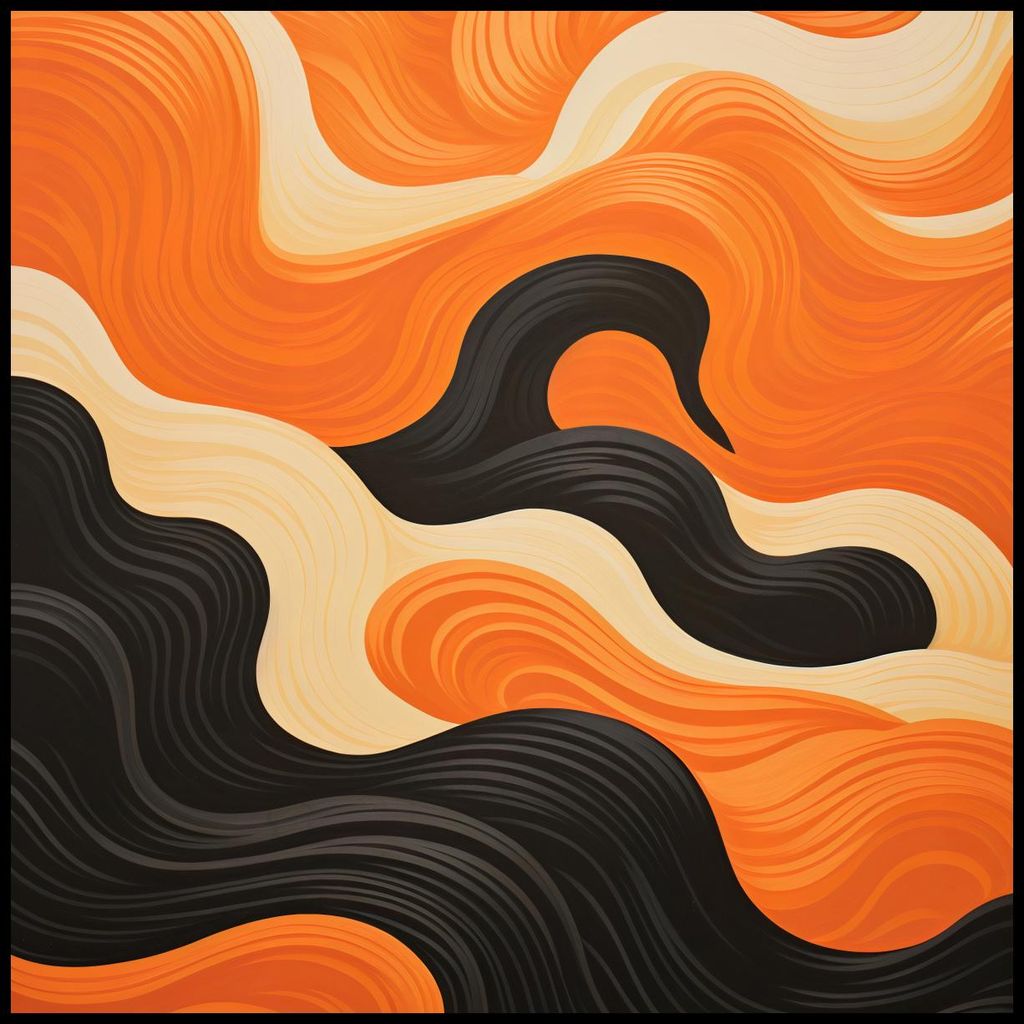 Plakat 90x90cm Tag trifft Nacht